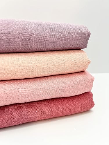 Miniatura 6 de BWD - Manta prémium para envolver al bebé, viscosa de bambú y algodón orgánico, para recién nacidos y bebés, manta de muselina para bebé, ultra