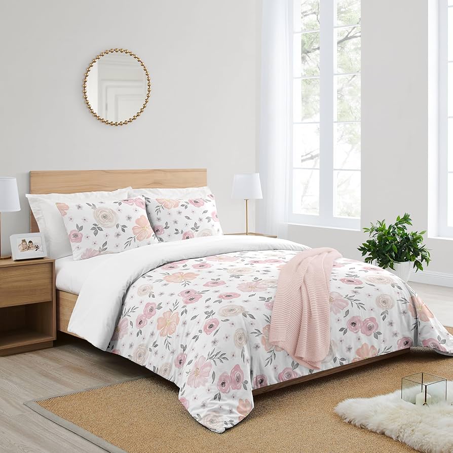 Amazon.com: Sweet Jojo Designs 3-Piece Queen Comforter Set (Pink
