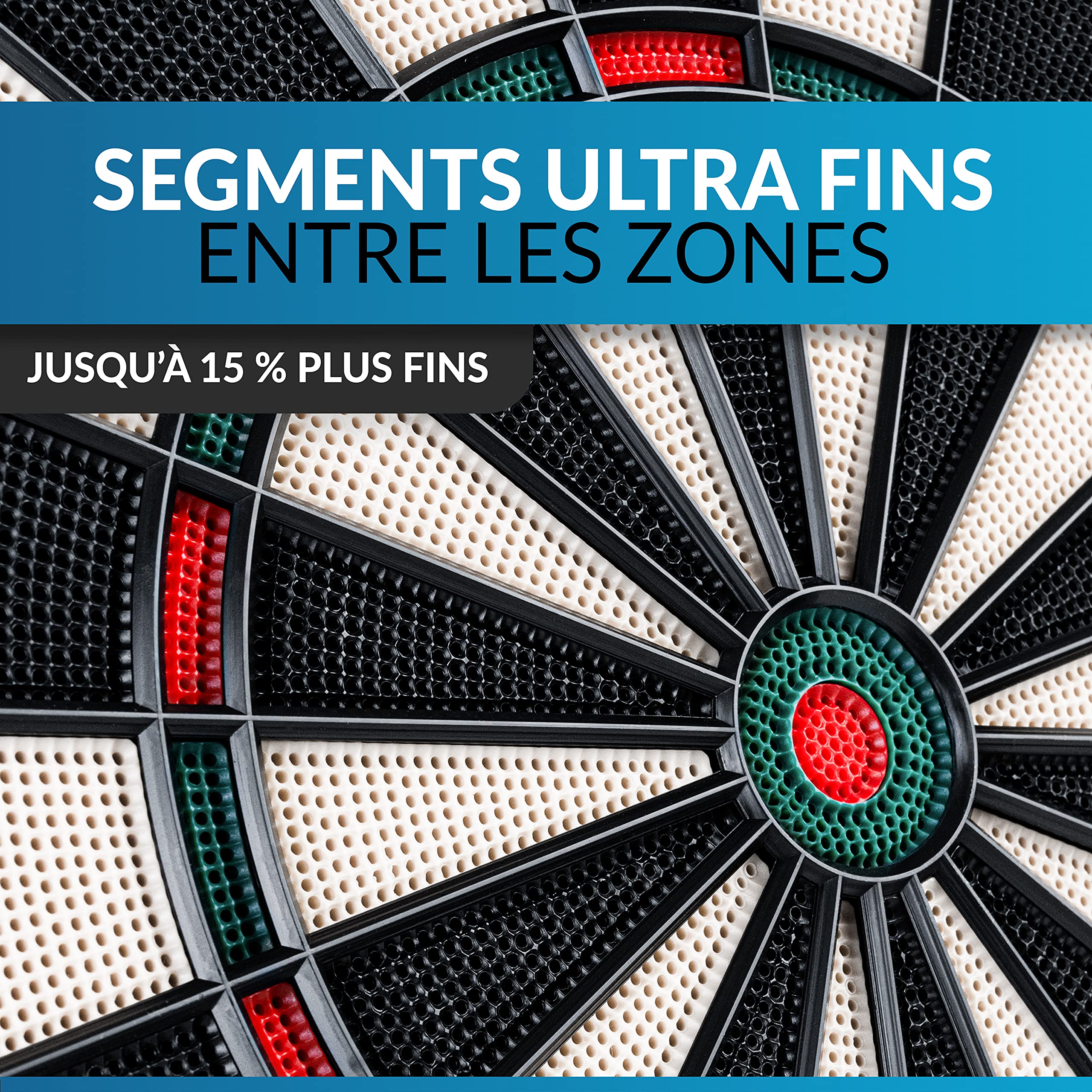 DartPro Cible de fléchettes électronique avec 6 fléchettes [utilisable sans fil] - Distributeur de fléchettes innovant avec 65 variantes - Fléchettes pour 1 à 8 joueurs