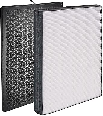 FY2422 NanoProtect HEPA and FY2420 Activated Carbon Filters Replacement Set for Philips AC2889, AC2882, AC2887, AC2880, 2000, 2000i Series Air Purifiers and AC3829, AC3821 Air Humidifiers (2 Pcs)