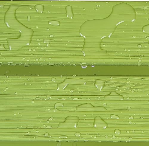 Miniatura 4 de Shine Company Mesa auxiliar redonda plegable de madera maciza, mesa de patio pequeña Adirondack al aire libre, verde lima