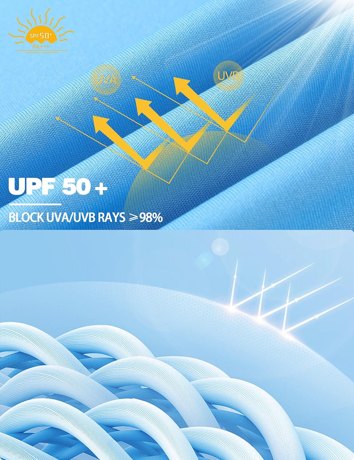 Boys Rash Guard Swim Shirt, UPF 50+ Sun Protection Short Sleeve Rashguard, Youth Kids Quick Dry UV Beach Surfing Water Shirt - Image 3