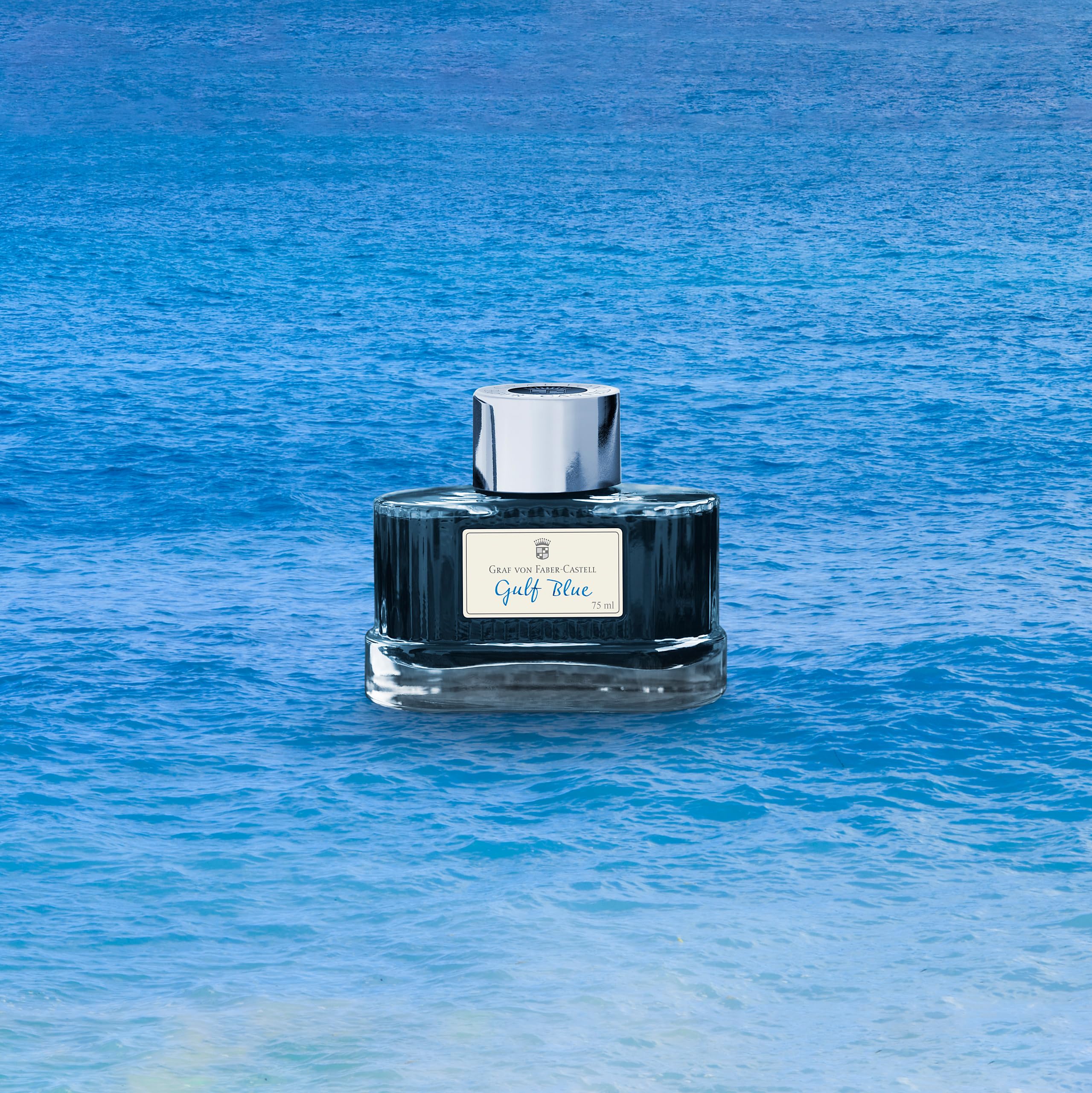 Graf von Faber-Castell - Encrier bleu golfe, 75 ml