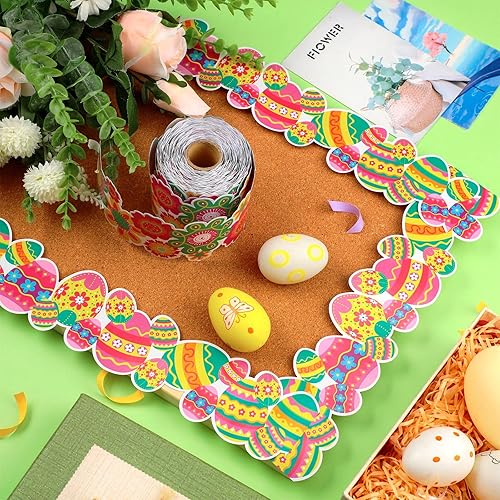 Vista 93 de Spiareal Tablero de anuncios con borde de muñeco de nieve de 68.9 pies, borde de flores, playa, sol, eucalipto, bandera de pata, sombrero de globo