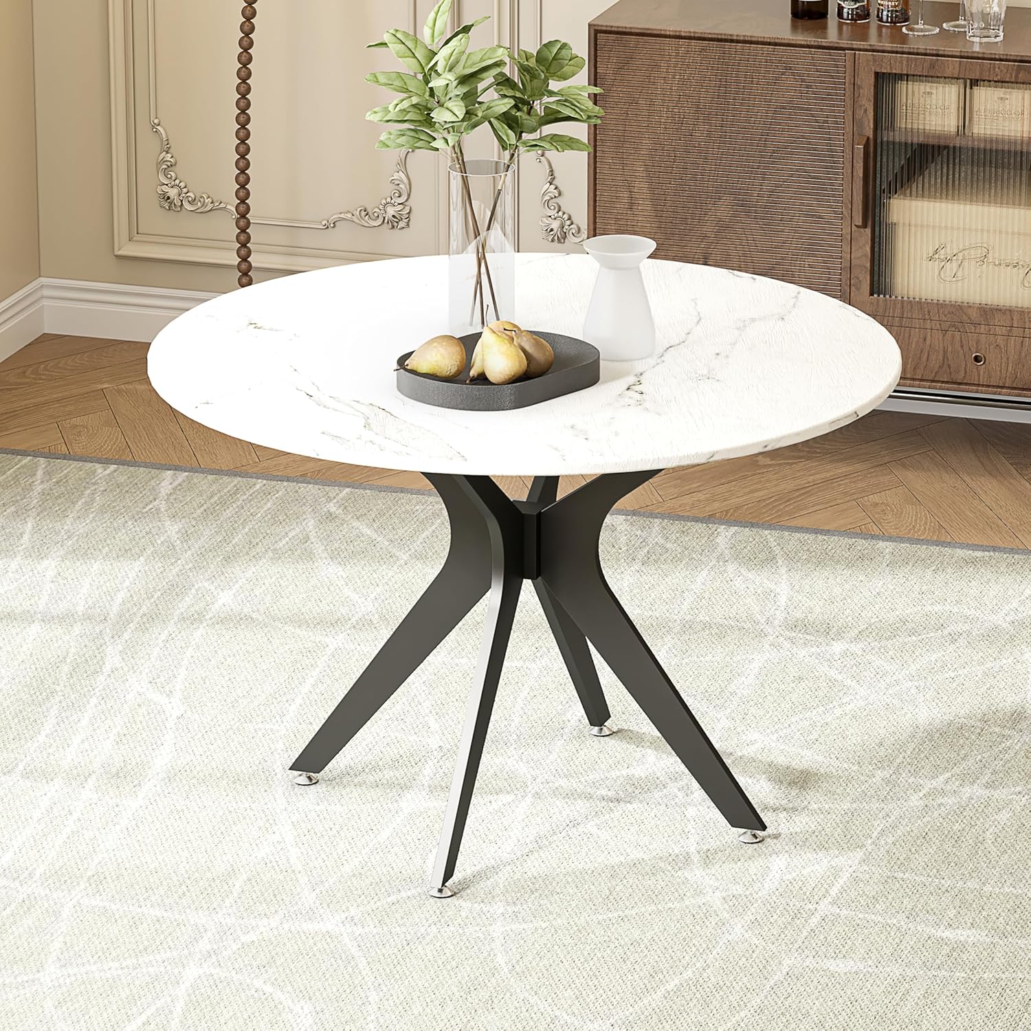 28 Inch Metal Table Legs for Wood/Glass/Marble Heavy Duty Load-Bearing 1000LB Table Base with Suction Cups & Pre-drilled Holes