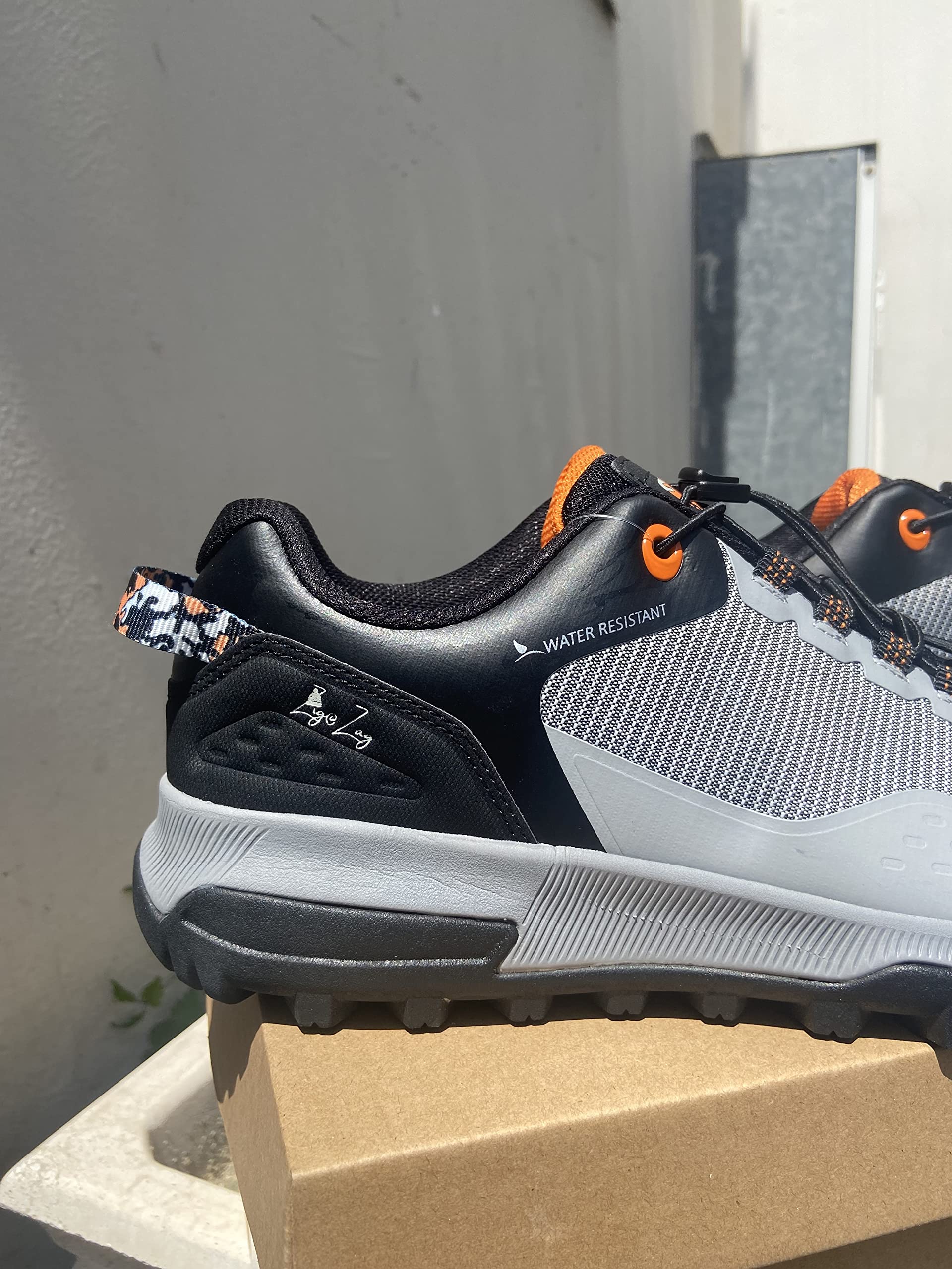 KGS Buty trekkingowe/wspinaczkowe H/F - antypoślizgowe wodoodporne buty do biegania - Komfort i trwałość - niebieskie, Szary, 42 EU