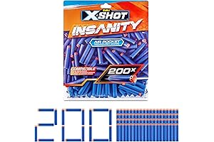 X-Shot Insanity 200 Dart Refill Pack: Ultimate Ammo for X-Shot Blasters