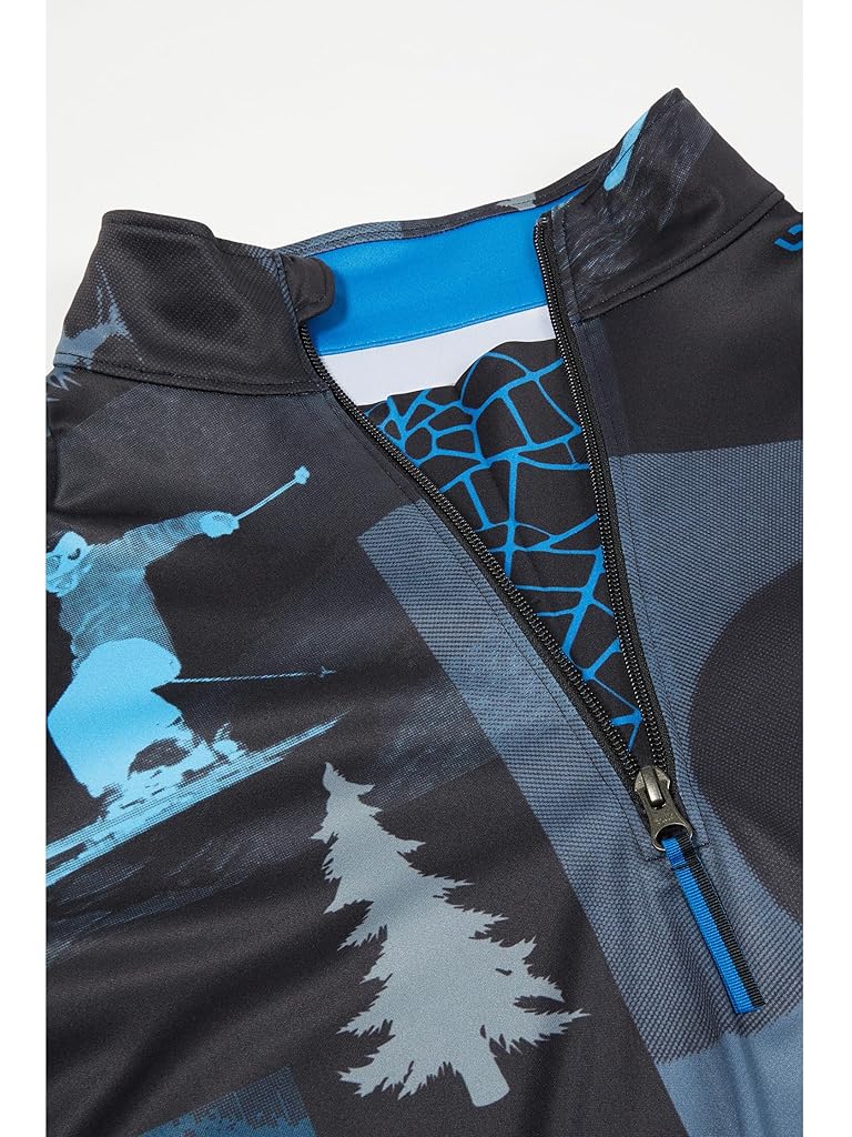 Black Spyder Jacobs 1/2 Zip (Big Kid)