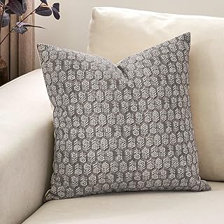DOMVITUS Floral Pillow Covers, 18x18 Pillow Cover, Couch Pillows for Liv...