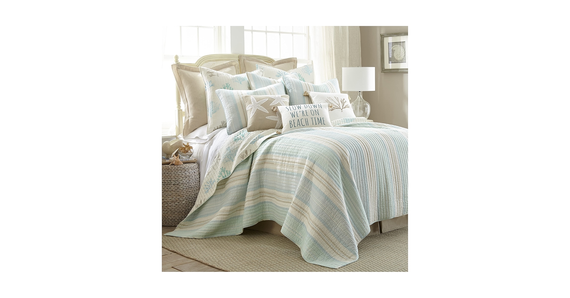Amazon.com: Levtex Home - Stone Harbor Twin/Twin XL Quilt