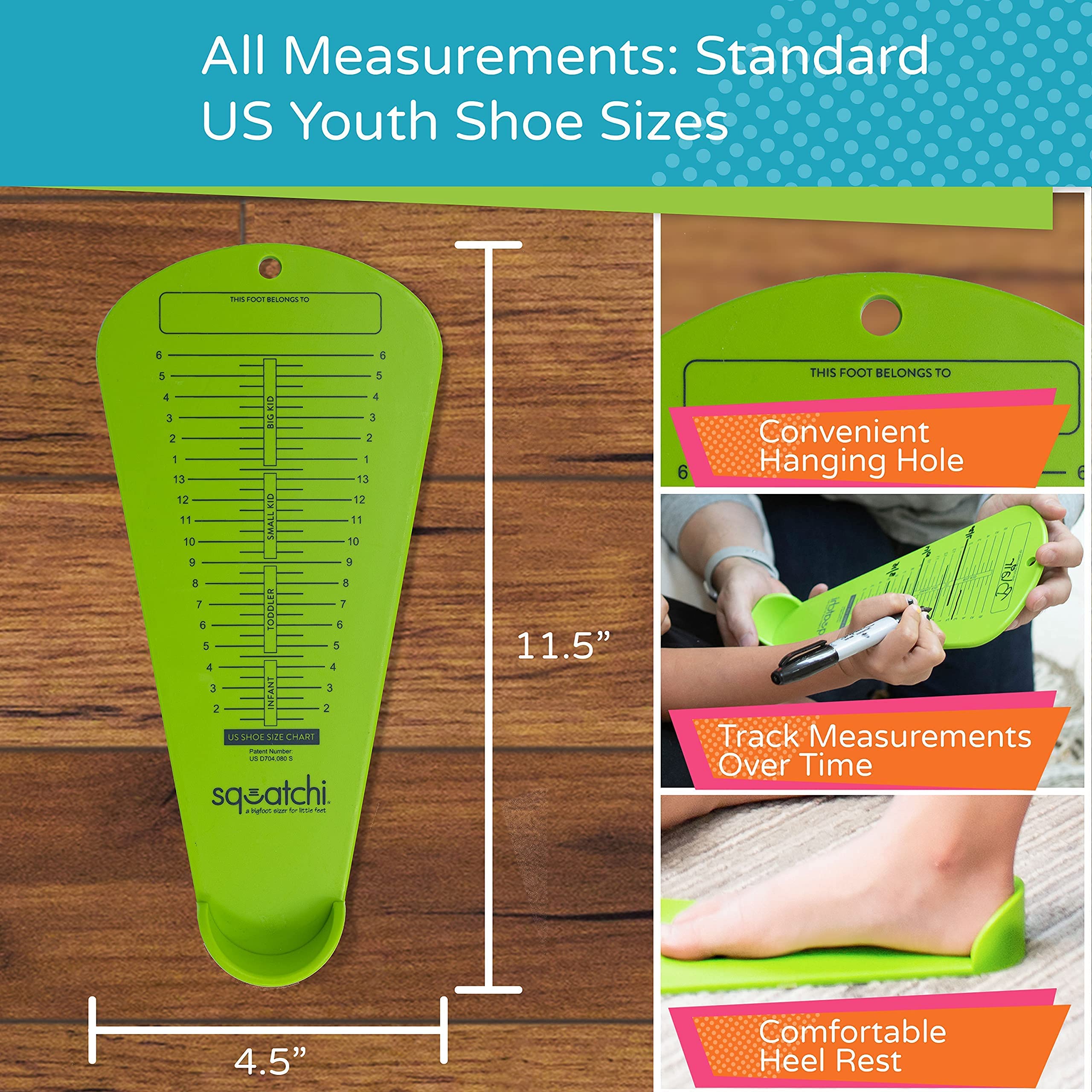 Shoe Sizer For Toddler GNFQXSS Shoe Sizer For Baby, Toddler Kids