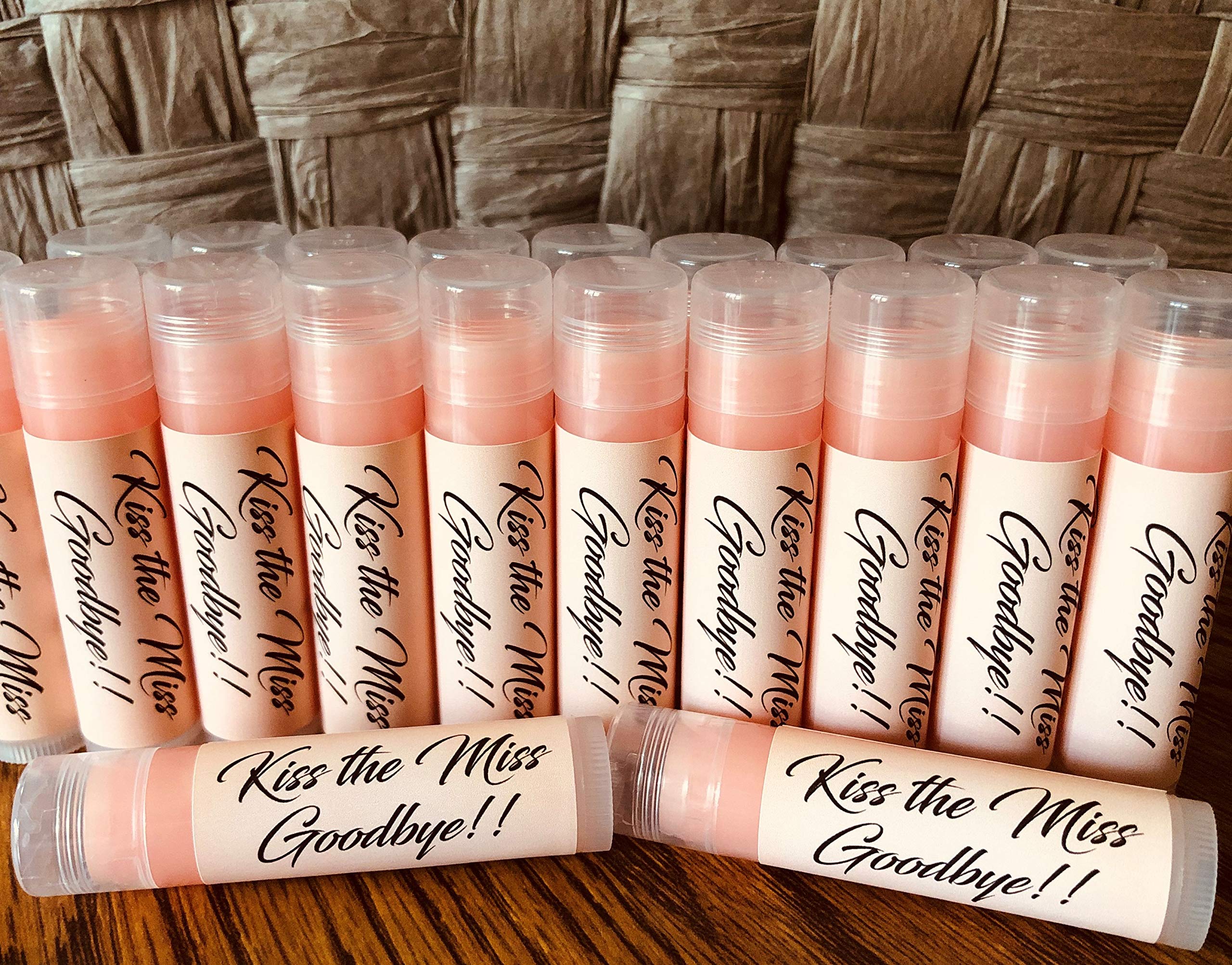 20 bálsamos labiales de vino rosado para despedida de soltera, despedida de soltera, 20 unidades