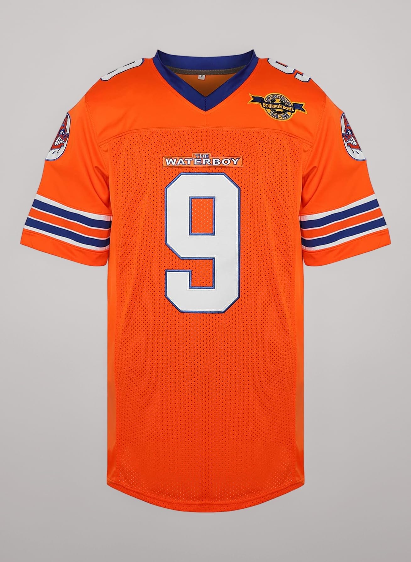 Bobby Boucher #9 The Waterboy Adam Sandler Movie Mud Dogs Bourbon Bowl Football Jersey