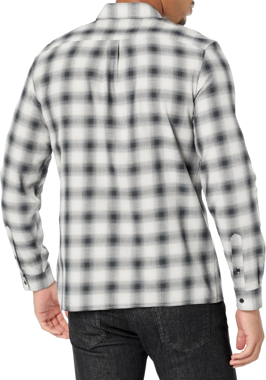 Lacoste Men's Regular Fit Wool & Cotton Flannel Shirt