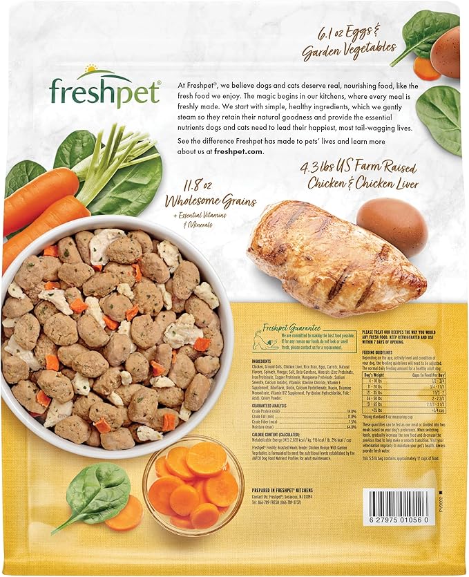Freshpet Alimento Fresco para Perros Receta Pollo 5.5 lb miniatura 2