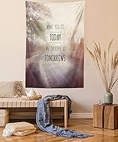 Vista 35 de Lunarable Tapiz abstracto, diseño floral de cachemira batik, adorno dibujado a mano, decoración de tela para colgar en la pared para dormitorio