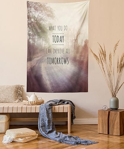 Miniatura 35 de Lunarable Tapiz abstracto, diseño floral de cachemira batik, adorno dibujado a mano, decoración de tela para colgar en la pared para dormitorio