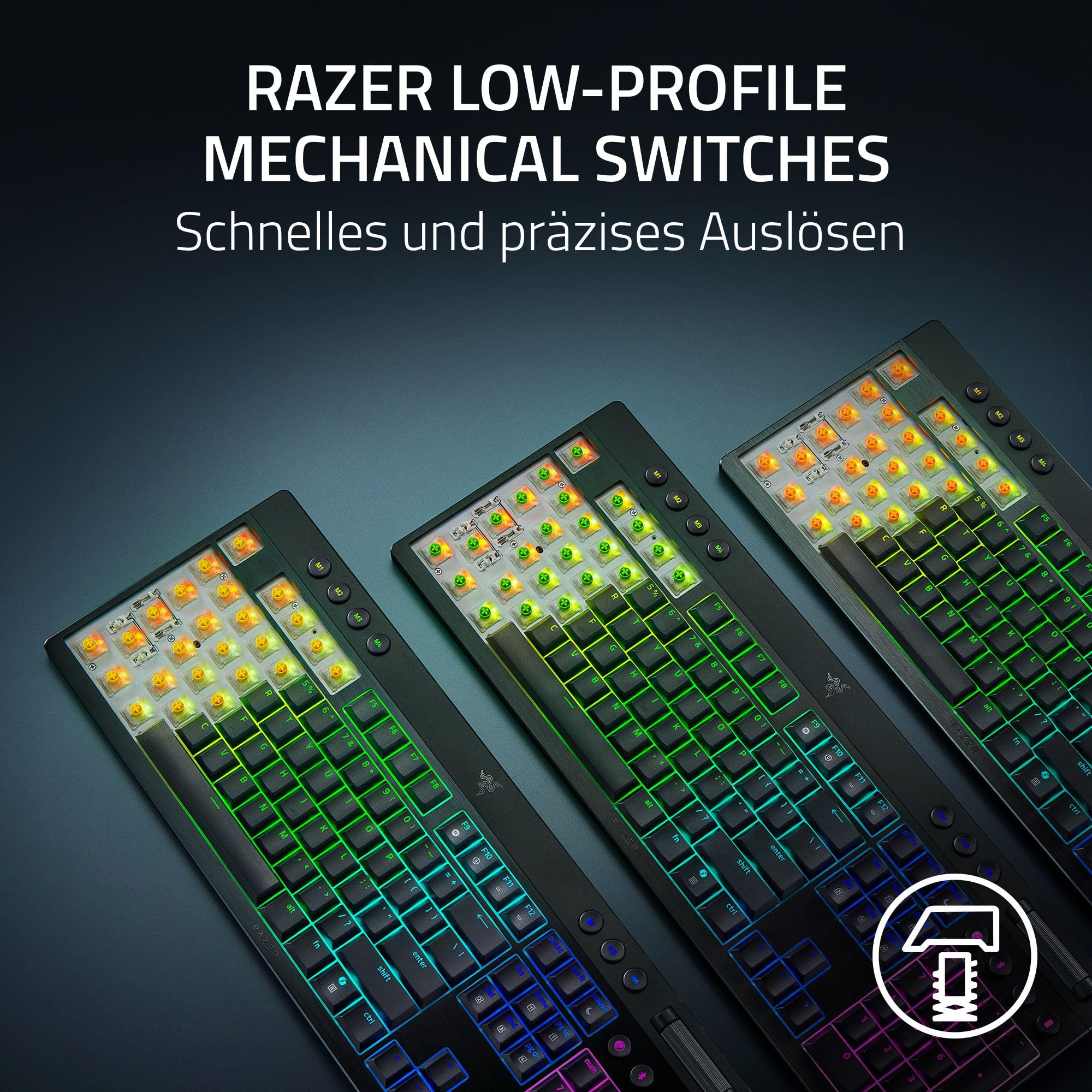 Razer BlackWidow V4 Low-Profile HyperSpeed - US Layout: Amazon.de