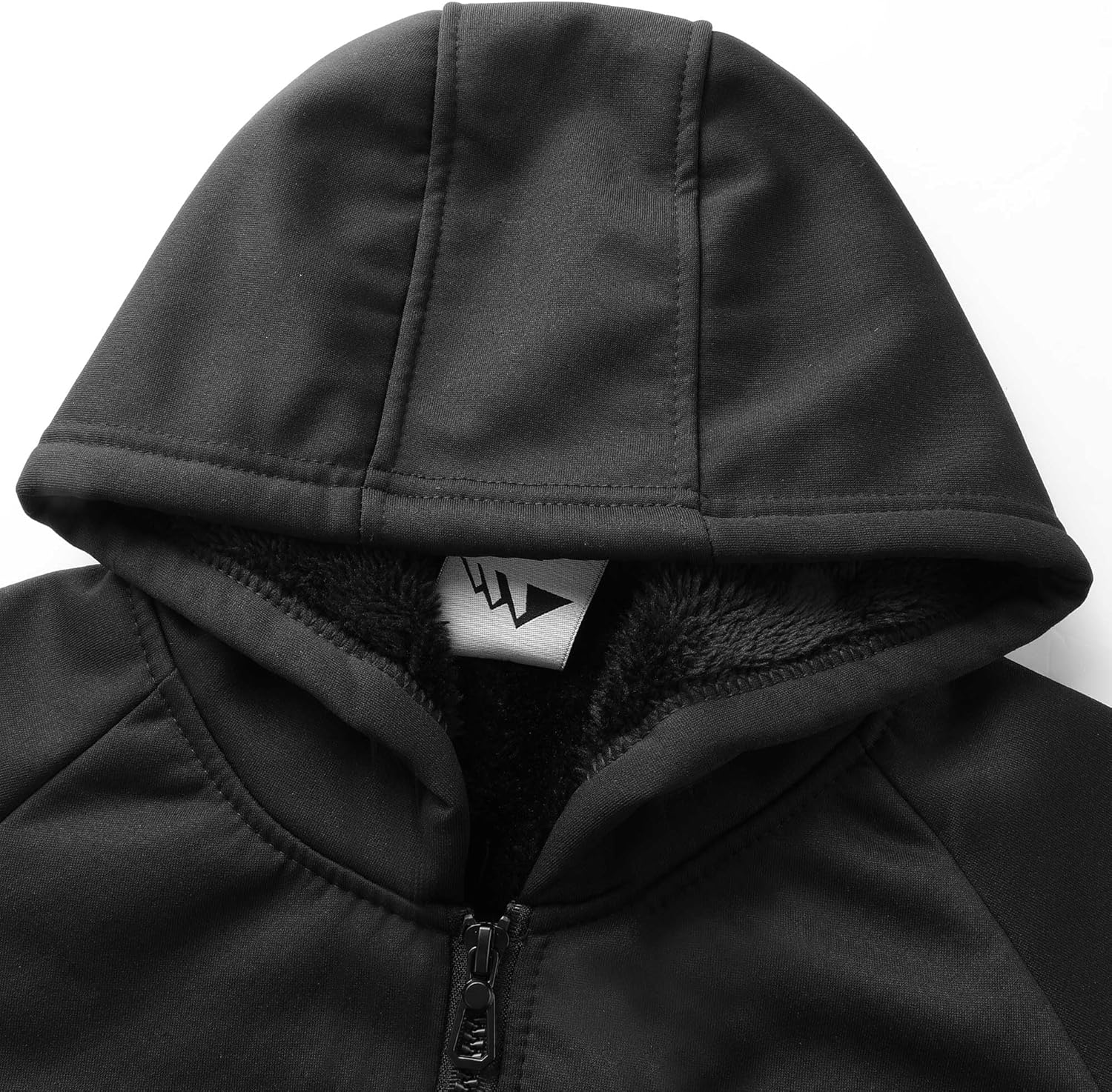 Boy's Zip Up Hoodie Heavyweight Winter Sweatshirt Fleece Sherpa Lined Warm Jacket - Image 9