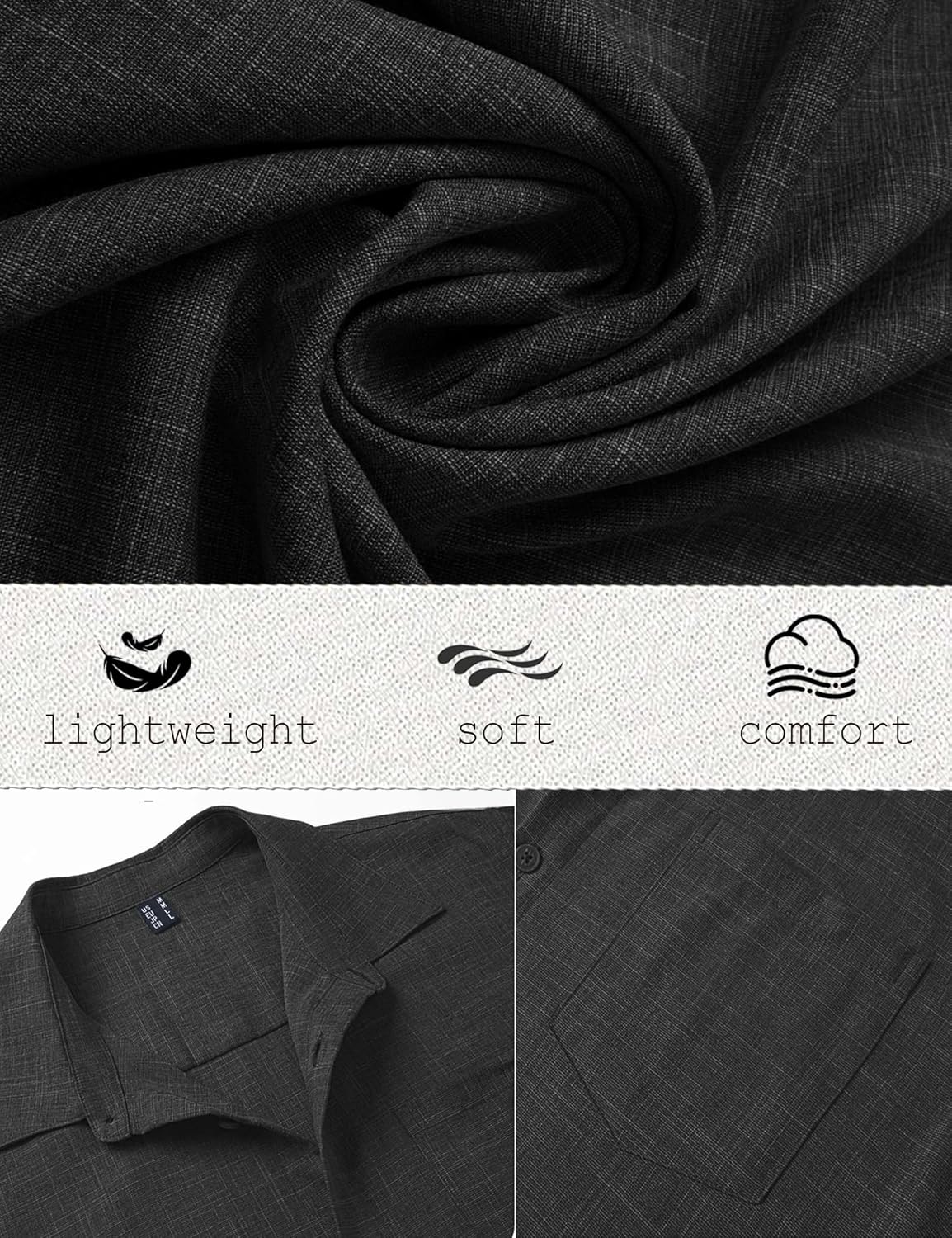 EKLENTSON Mens Button Down Short Sleeve Shirts Casual Stylish Summer Shirt Beach Wedding Shirt with Pocket