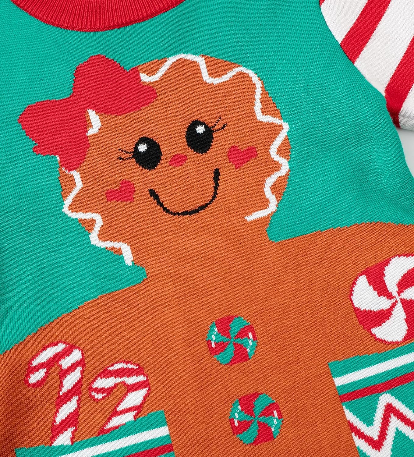 Toddler Christmas Sweater Dress Little Girls Winter Xmas Knit Dresses
