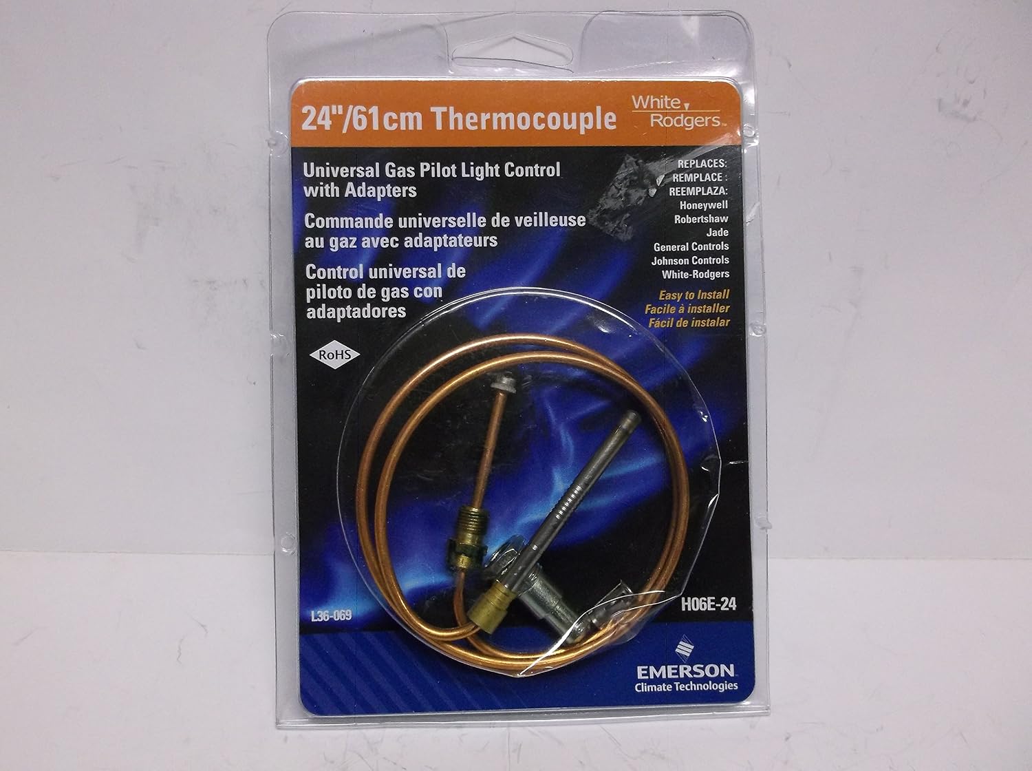 Nordyne, Inc. Parts 632183R Thermocouple 24"