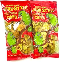 Trader Joe's Jerk-Style Plantain Chips - NET WT 6OZ - 2 PACK