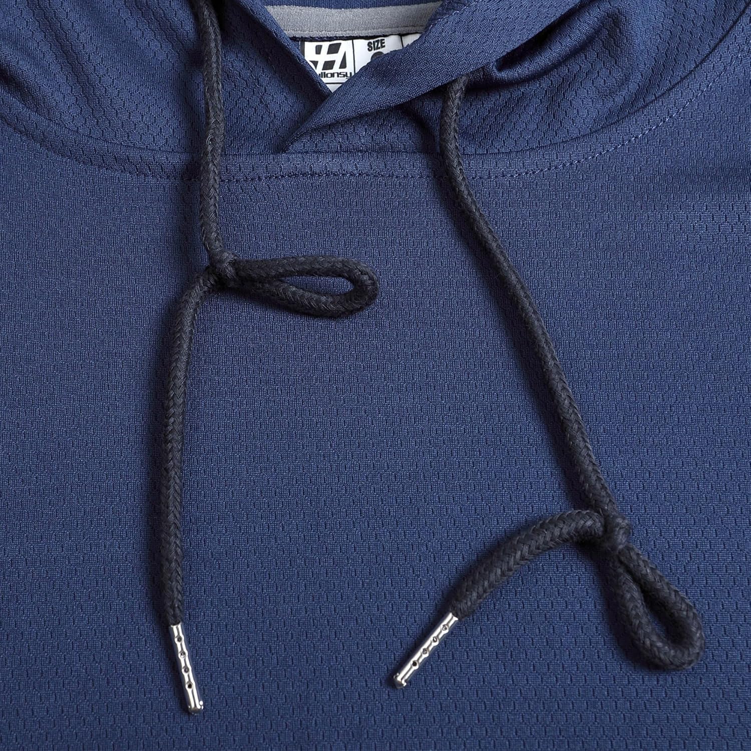 Pullonsy Men's Short Sleeve Hoodies Workout Gym Hooded T-Shirts Athletic Pullover Lightweight Sweatshirt - Image 4