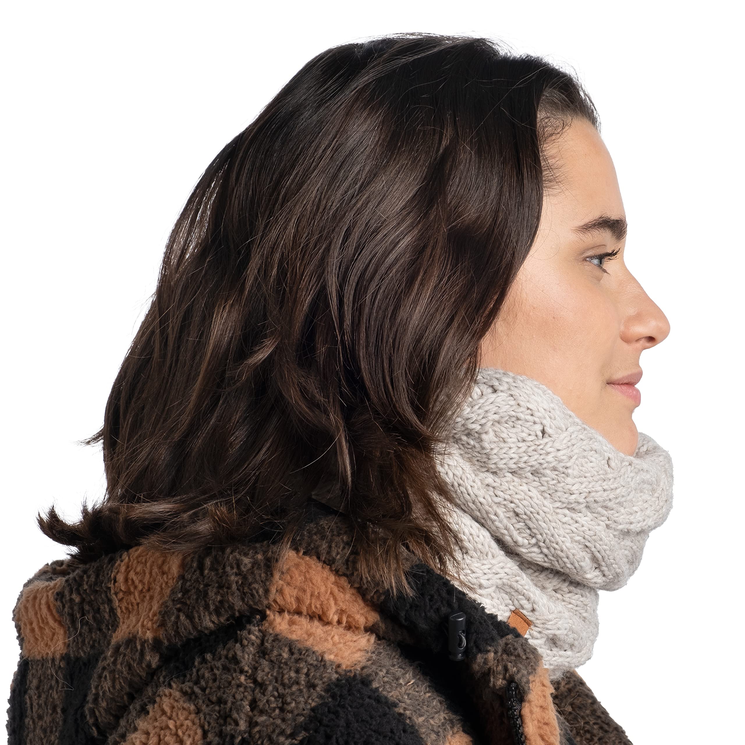 Buff Cinta Knitted Caryn Calentador de cuello tricot y polar Unisex adulto (Pack de 1)