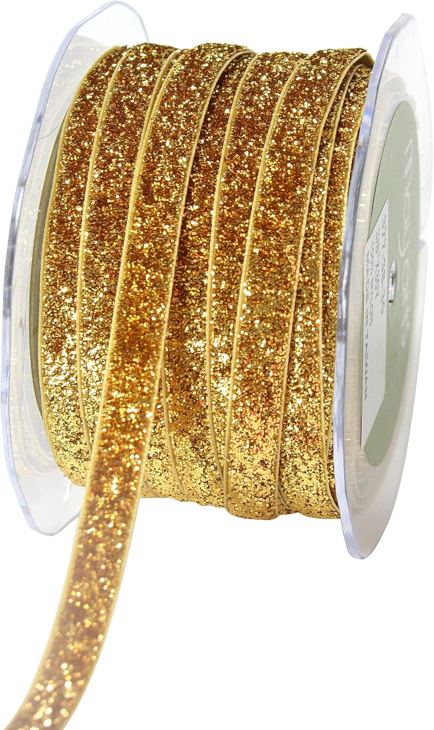 Amazon.com: May Arts 3/8-Inch Wide Ribbon, Gold Metallic Velvet