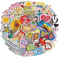 45PCS Christian Iron-On Patches: Inspirational Bible Verses, Faith Cross Religious Embroidered Appliques for Clothes, Hats, Jackets, Bags