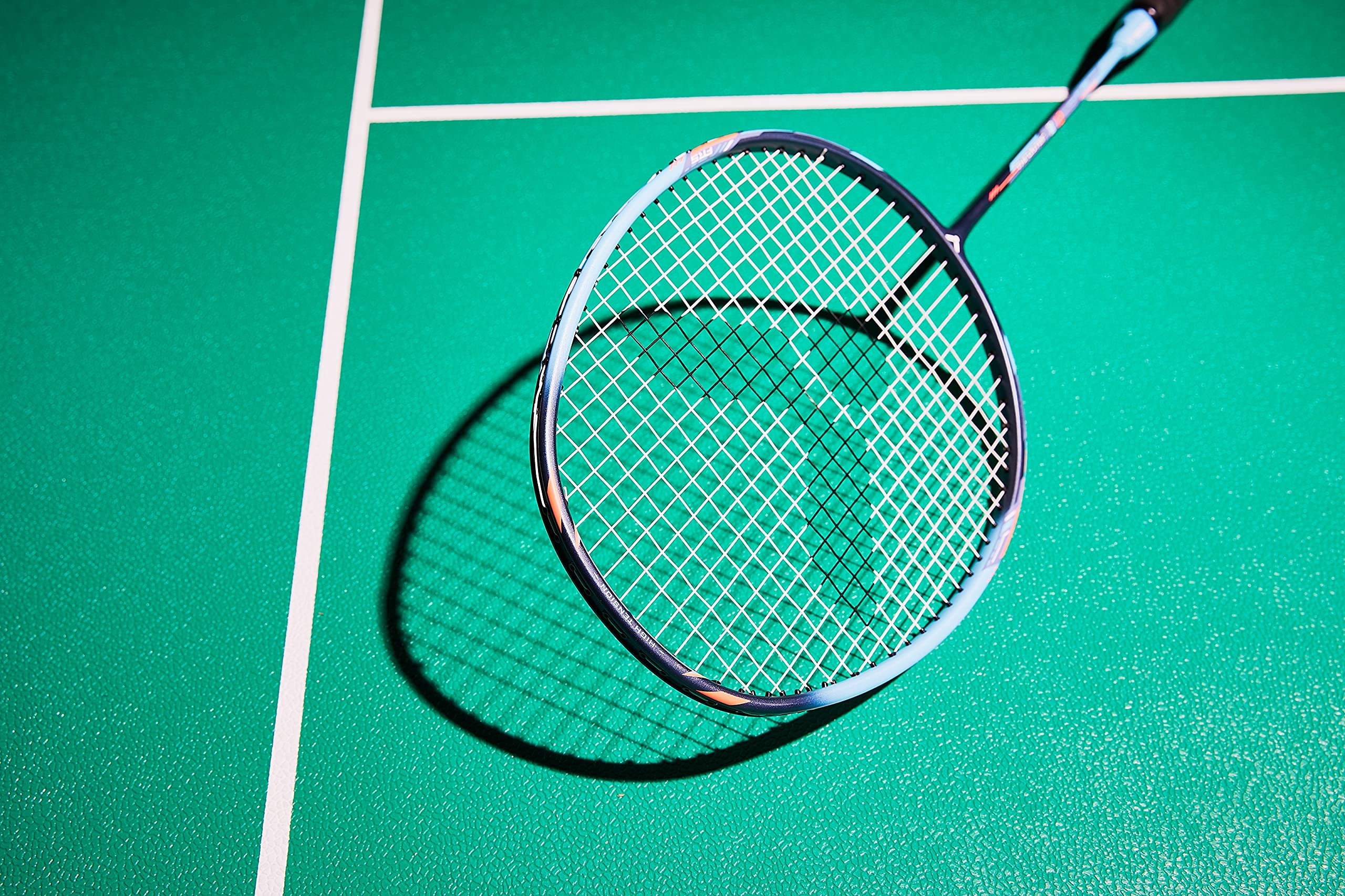 Badmintonschläger VICTOR Thruster K 12 M Bright Sky Blue 68 cm, unstrung