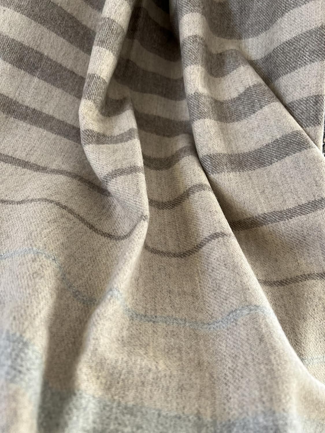 Natalie Large Luxury Throw 100% Baby Alpaca Wool Scarf for Women and Men – Warm Winter Shawl Wrap