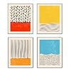 Set of minimal 20s geometric design primitive shapes elements, modern hipster style Wall Art Designer Print Poster
