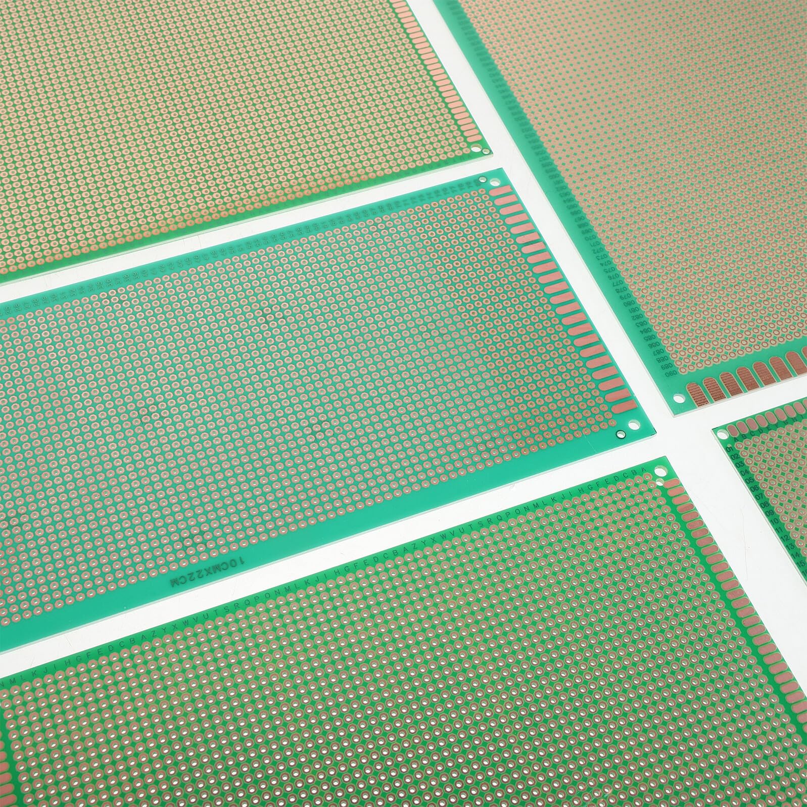 DOITOOL Kit de Placa de Circuito Impreso PCB Sola Cara 8 Piezas de Fibra de Vidrio Perforada para Prototipos y Proyectos DIY de Electrónica