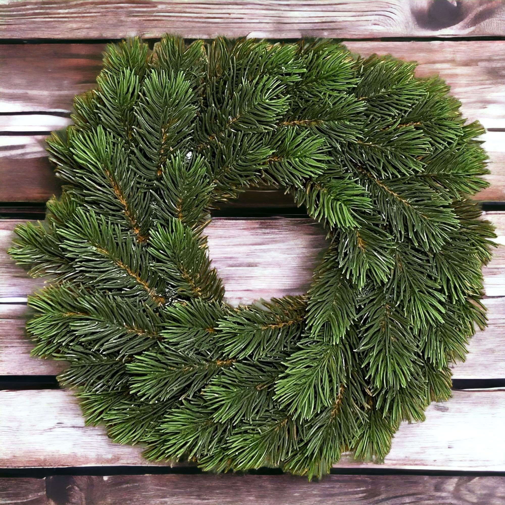 MIJOMA Adventskranz Künstlich 35cm - Tannenkranz Weihnachtsdeko