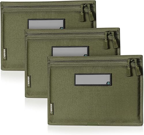 Vista 16 de Savior Equipment Funda táctica 600D para armas de fuego, funda suave con parche reflectante para bolsa de gama Specialist Series, cremalleras