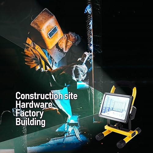 Miniatura 8 de 30 W 36 LED Lanfu - Focos LED portátiles para trabajo al aire libre, camping, pesca, reparación de iluminación, baterías de litio recargables