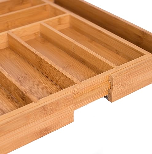 Miniatura 6 de BirdRock Home - Cajones organizadores de bambú, Natural