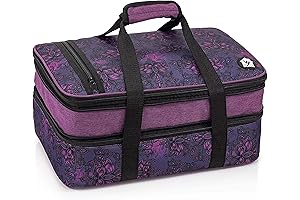 VP Home Double Casserole Insulated Travel Food Carrying Bag for Convenience