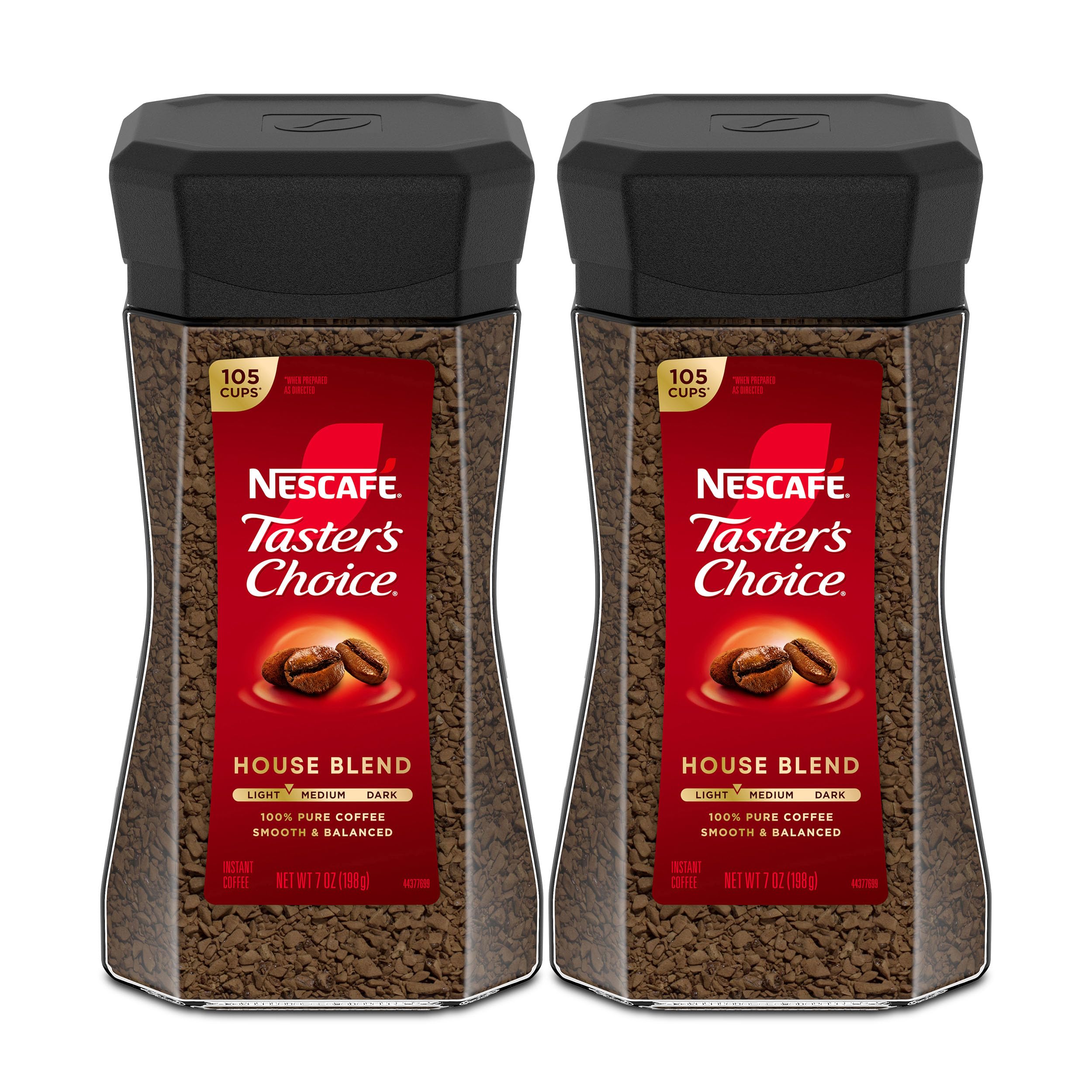 Nestle Nescafe 14 Ounce : Taster's Choice House Blend Granule Instant Coffee, 7 Ounce (Pack Of 2, Bottle)
