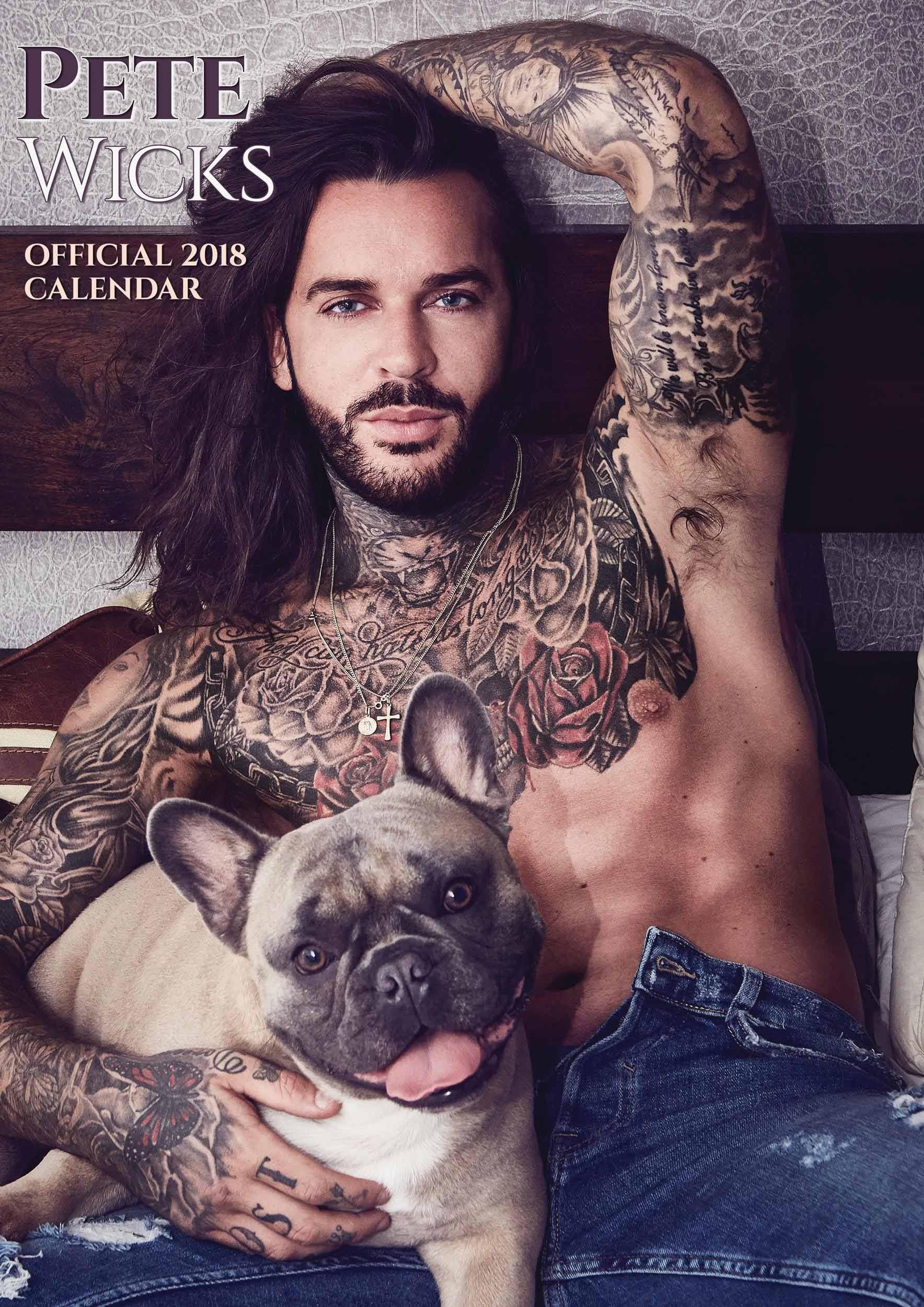 Pete Wicks Official A3 Calendar 2018