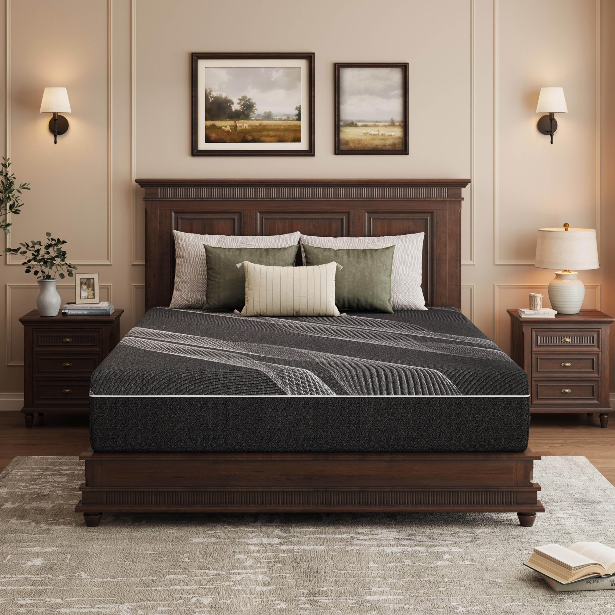 Dyonery Full Size Mattress, 10 Inch Gel Memory Foam