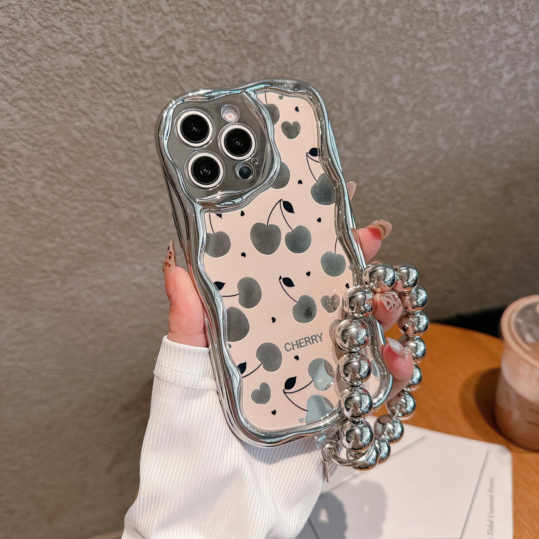 Amazon.com: Pretaco for iPhone 16 Pro Max Case, [Chrome Silver