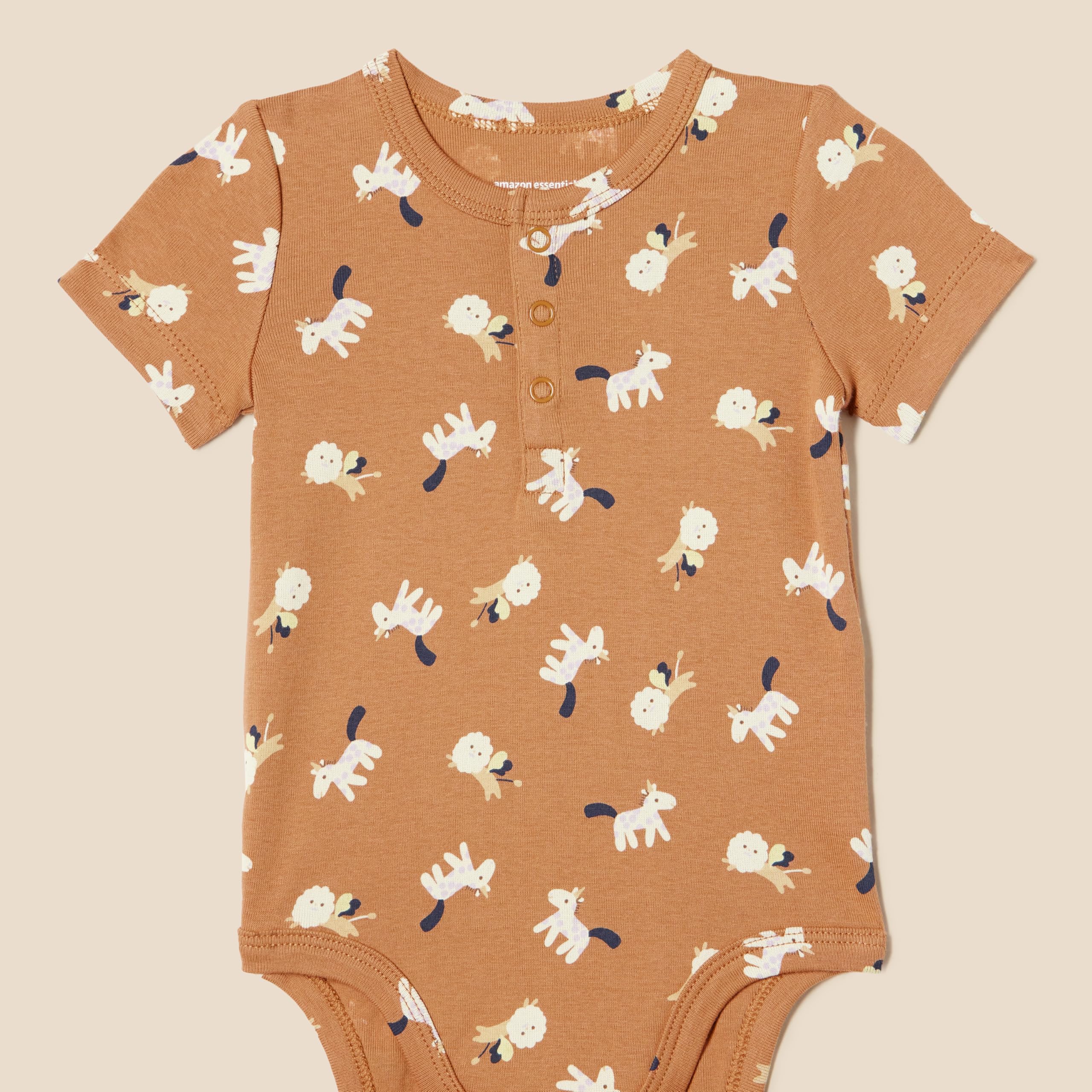 Amazon Essentials Mixte bébé Body Henley