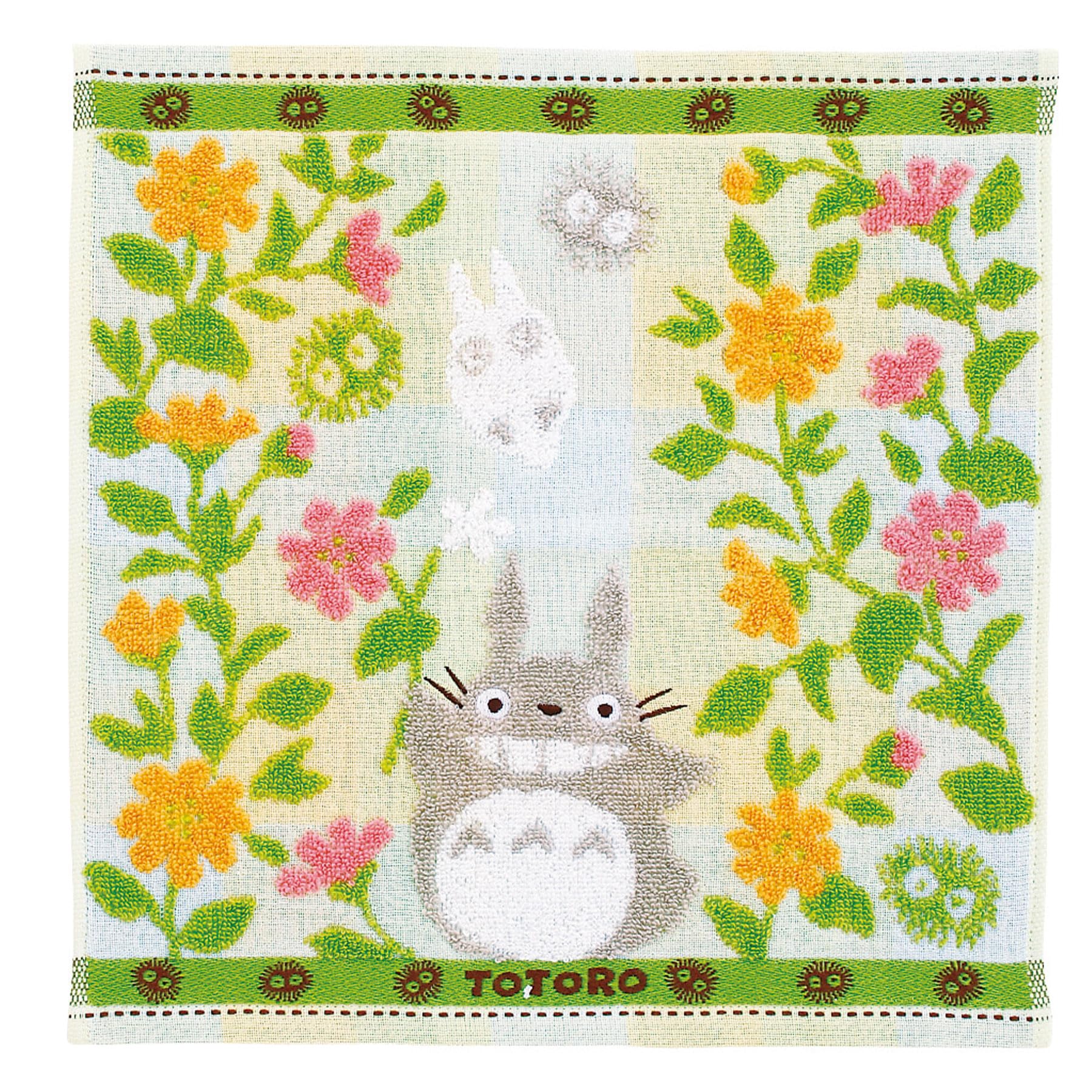 Studio Ghibli Totoro Flower Garden Imabari Hand Towel Cotton Made in Japan