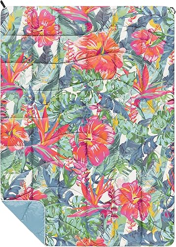 Rumpl The NanoLoft - Manta hinchada  Manta de campamento para interiores y exteriores para viajes, picnic, viajes a la playa, conciertos, 38 x 52