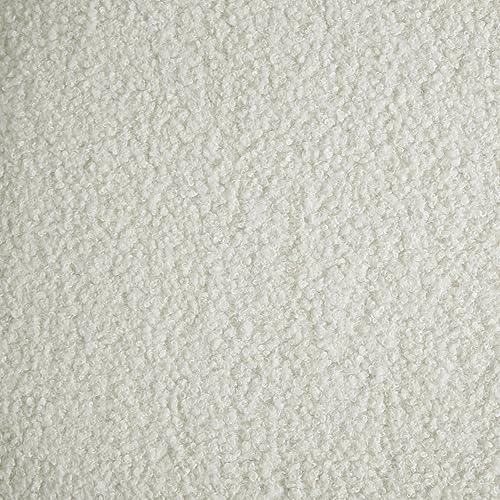 Miniatura 9 de Roundhill Furniture Ellis Boucle - Juego de 2 sillas de comedor tapizadas, color blanco y negro mate