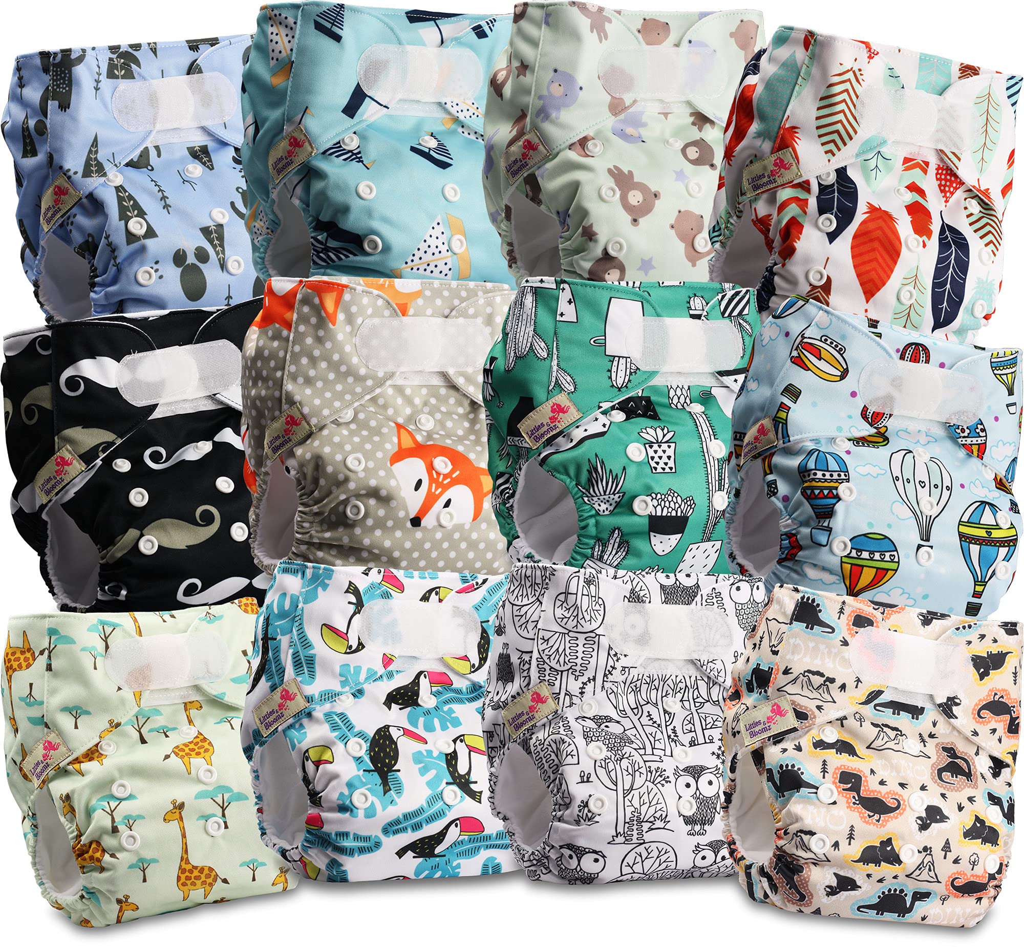 Petit Lulu Pocketluier Jungle School drukknoopjes