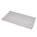 Amazon Basics Banded Toilettes de bain Rug Mat - 20 x 31 De pouce, blanc brillant